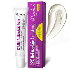 RIGBOO Azelaic Acid Serum bottle shows the 12% formula for brighter, more even skin.
