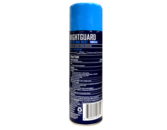 Right Guard Spray Action — hands applying protection during workouts.
