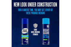 Right Guard Sport Fresh odor protection emphasized for workouts.