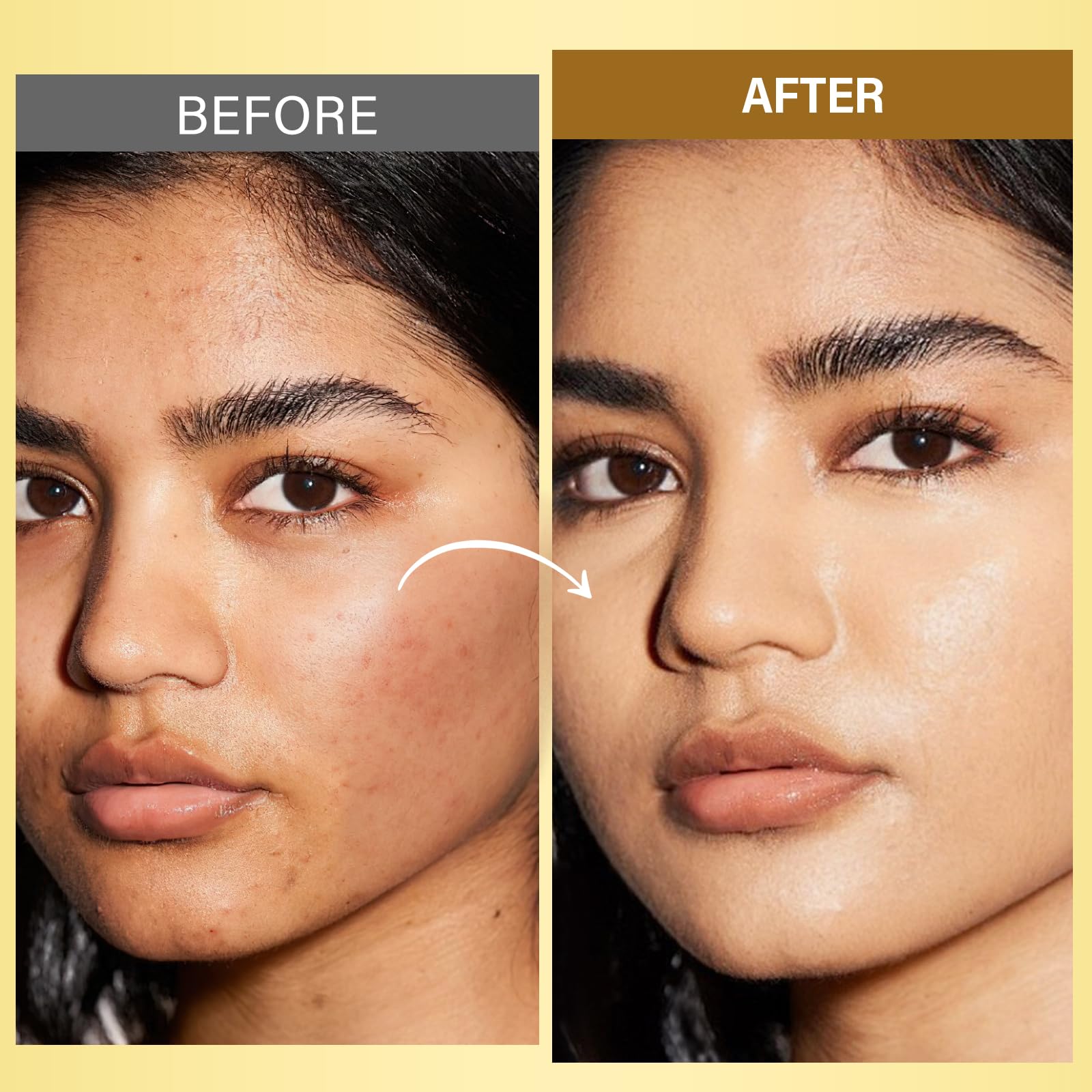 Close-up texture of RIHAKO oil showing silky glide for smoother skin.