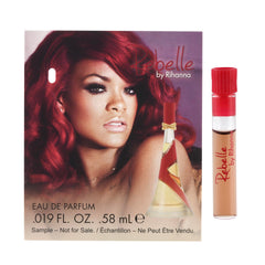 Rihanna Rogue sample vial provides a mini fragrance tester for events.