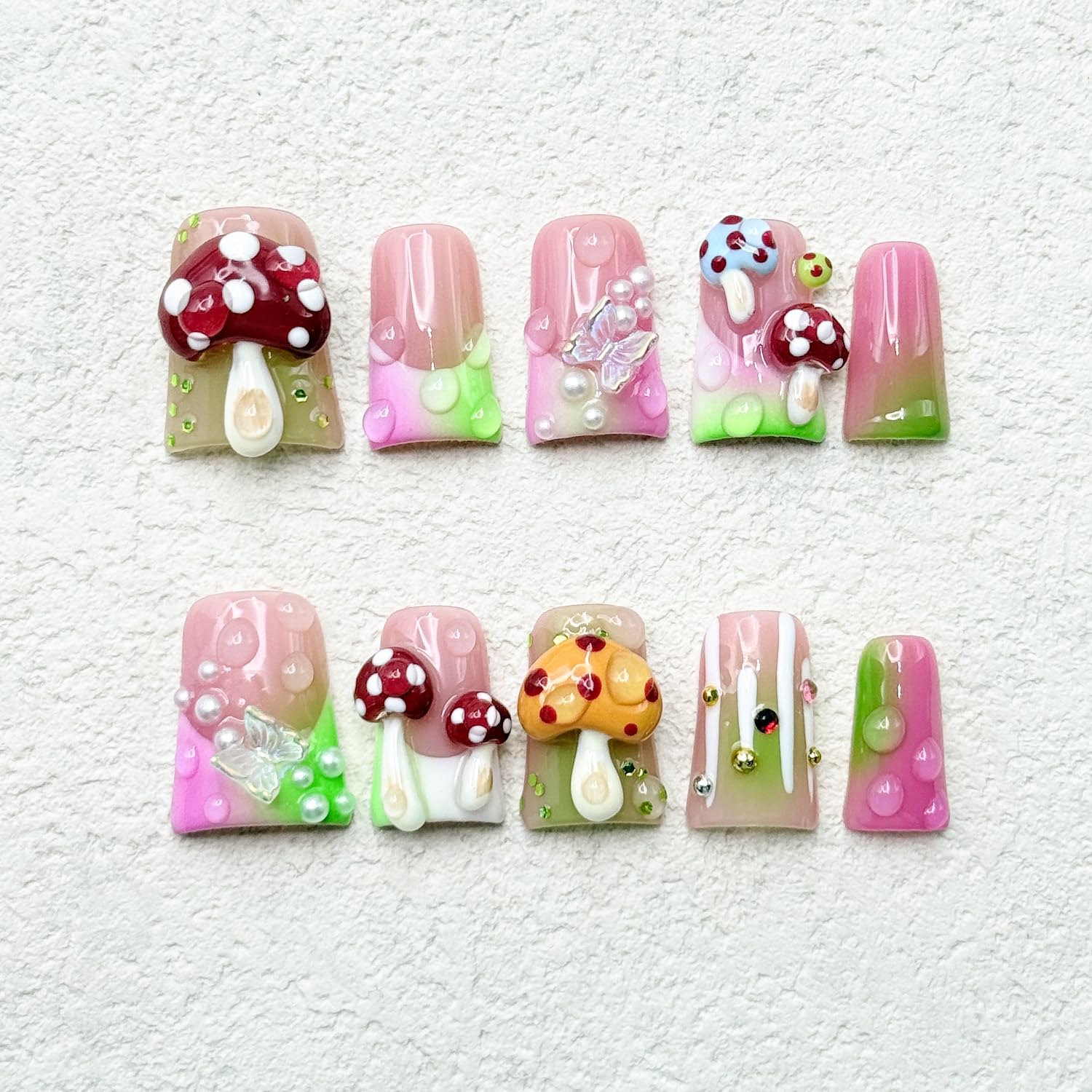 RIICFDD butterfly charms nails add delicate sparkle for occasions
