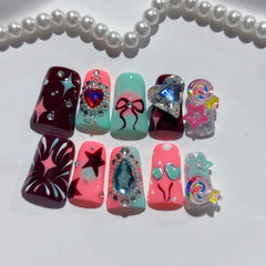 RIICFDD duck nails medium length for comfortable fit