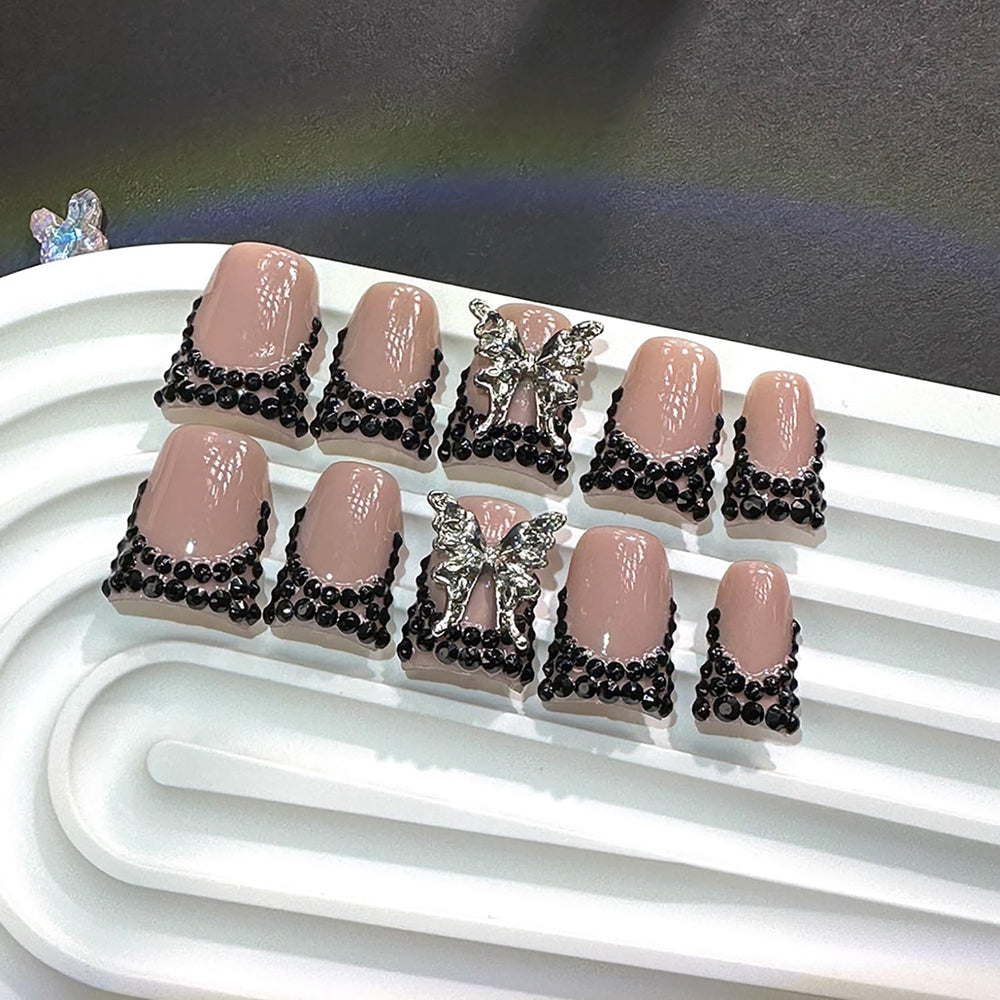 RIICFDD durable thick acrylic nails for long-lasting wear.