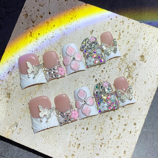 RIICFDD glue and cuticle stick kit for secure, easy nail applications.