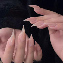 RIICFDD handmade nails kit with glue for an at-home manicure