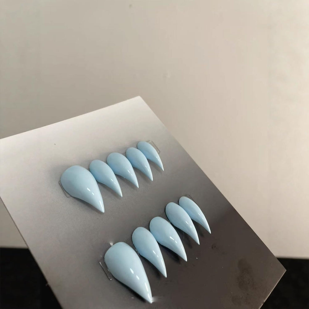 RIICFDD handmade thick acrylic nails deliver lasting chip resistance