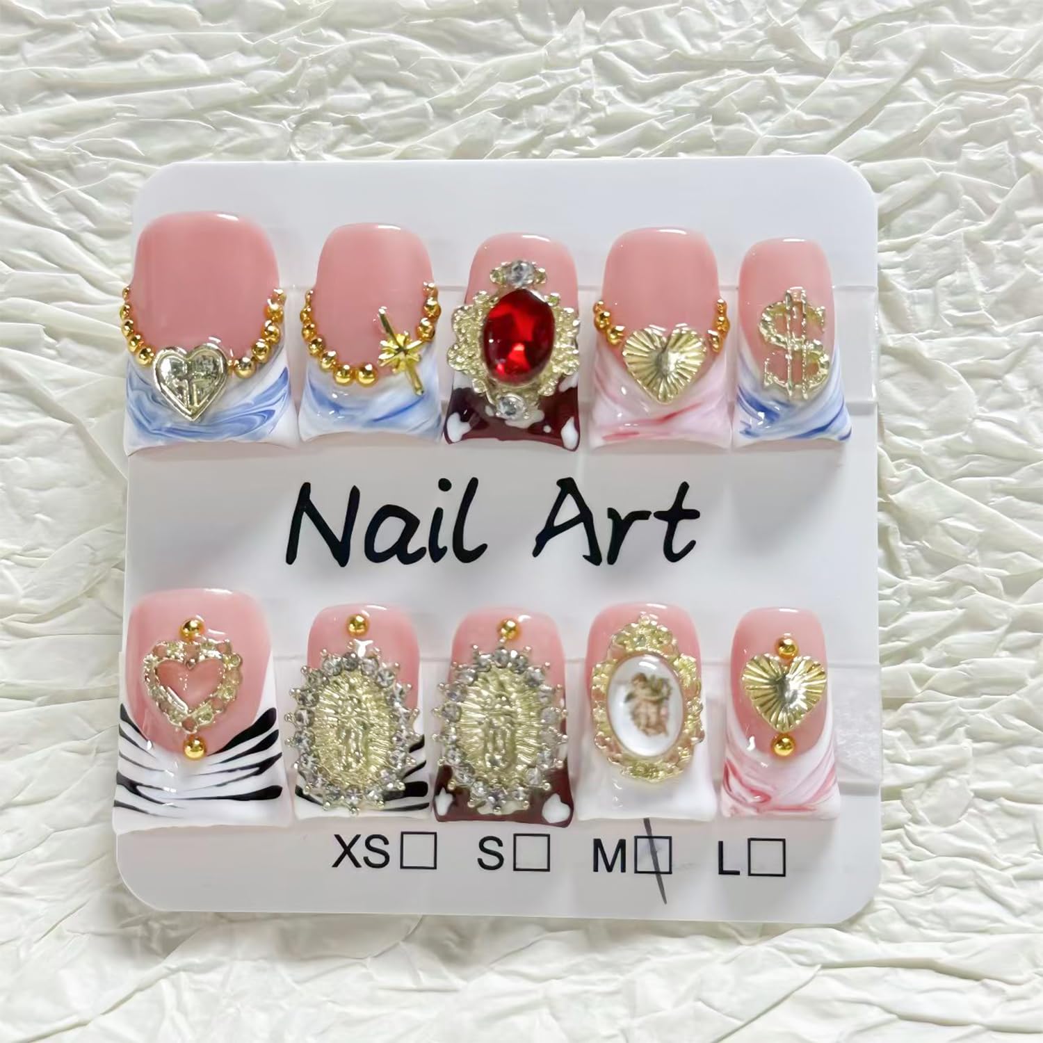 RIICFDD starter kit with glue and cuticle stick for quick setup