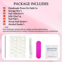 RIICFDD storage pouch with reusable nails kept safe between wears