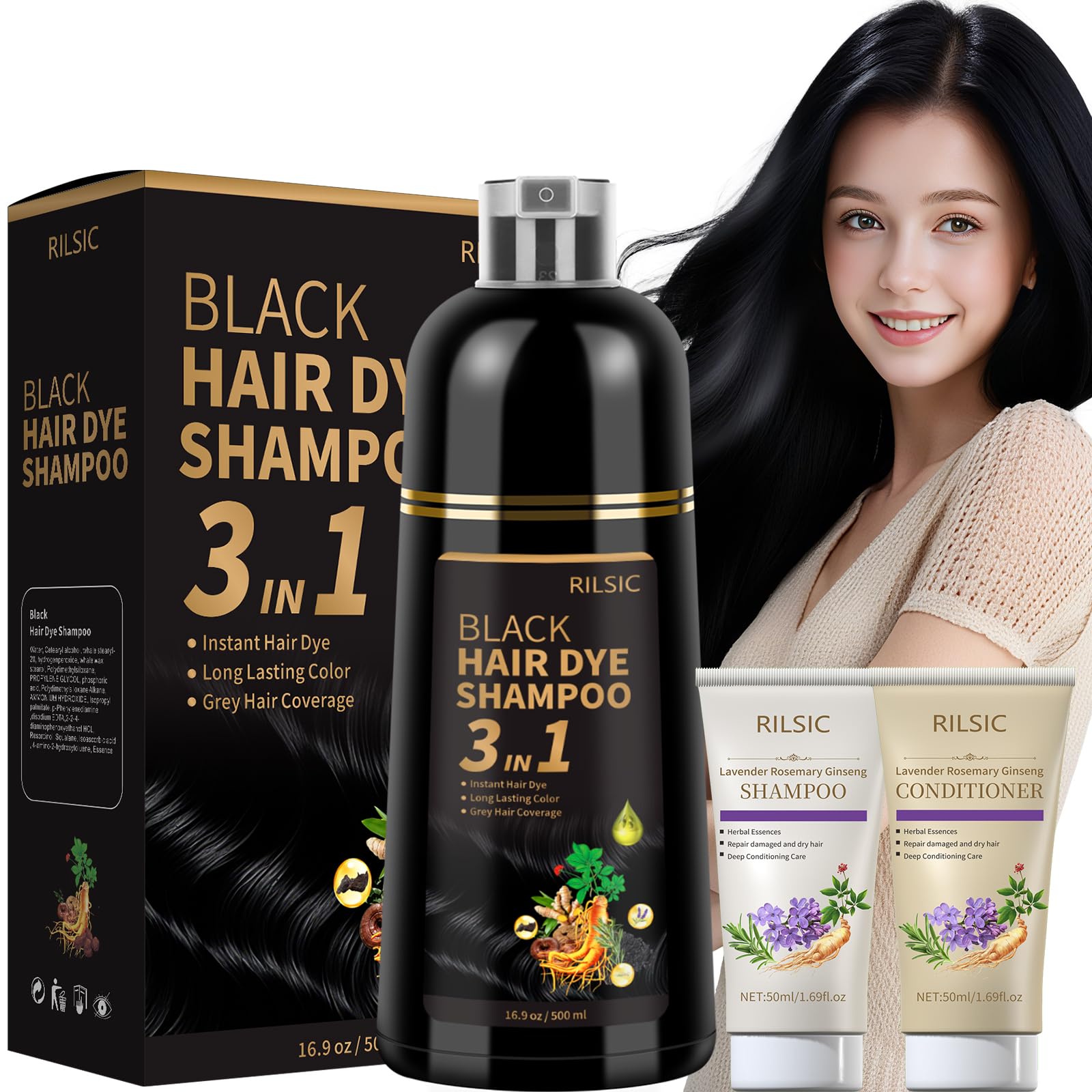 RILSIC at-home dye routine setup image.