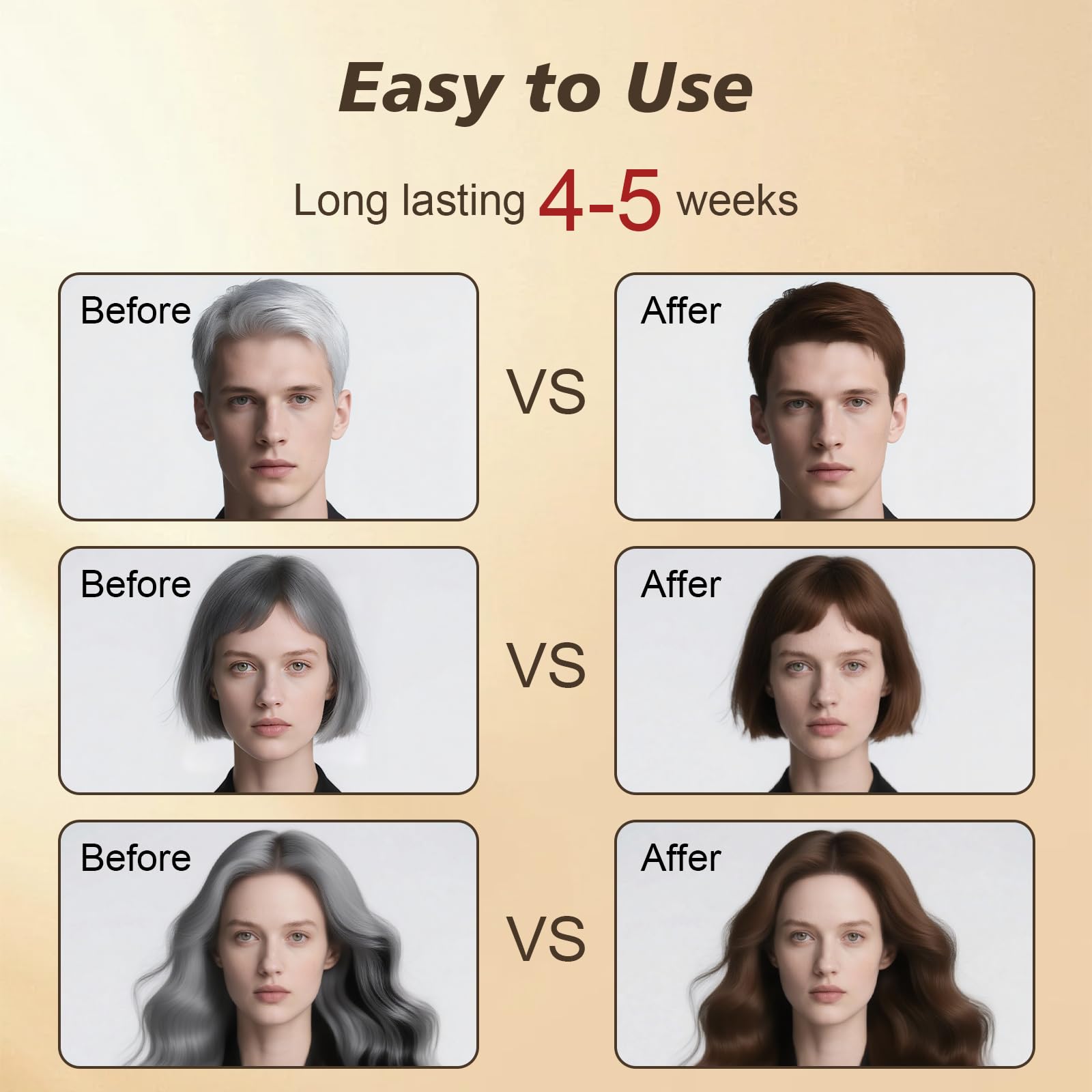 RILSIC hair looks shiny and soft after use