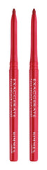 Rimmel Exaggerate lip liner Red Diva defines lips and helps prevent smudging
