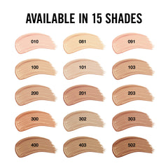 Rimmel Stay Matte Foundation application on skin for a matte look