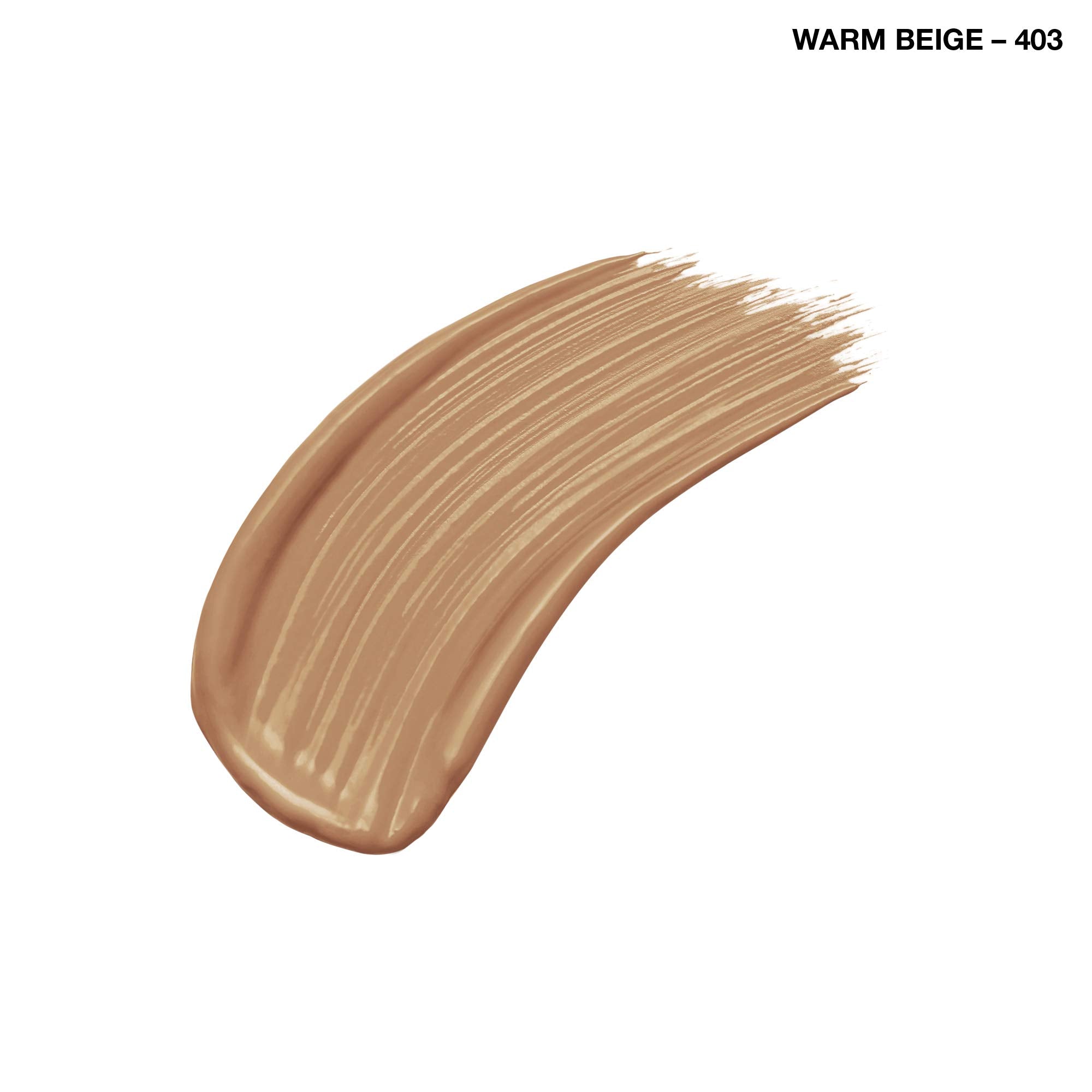 Rimmel Stay Matte Foundation matte finish swatch on skin