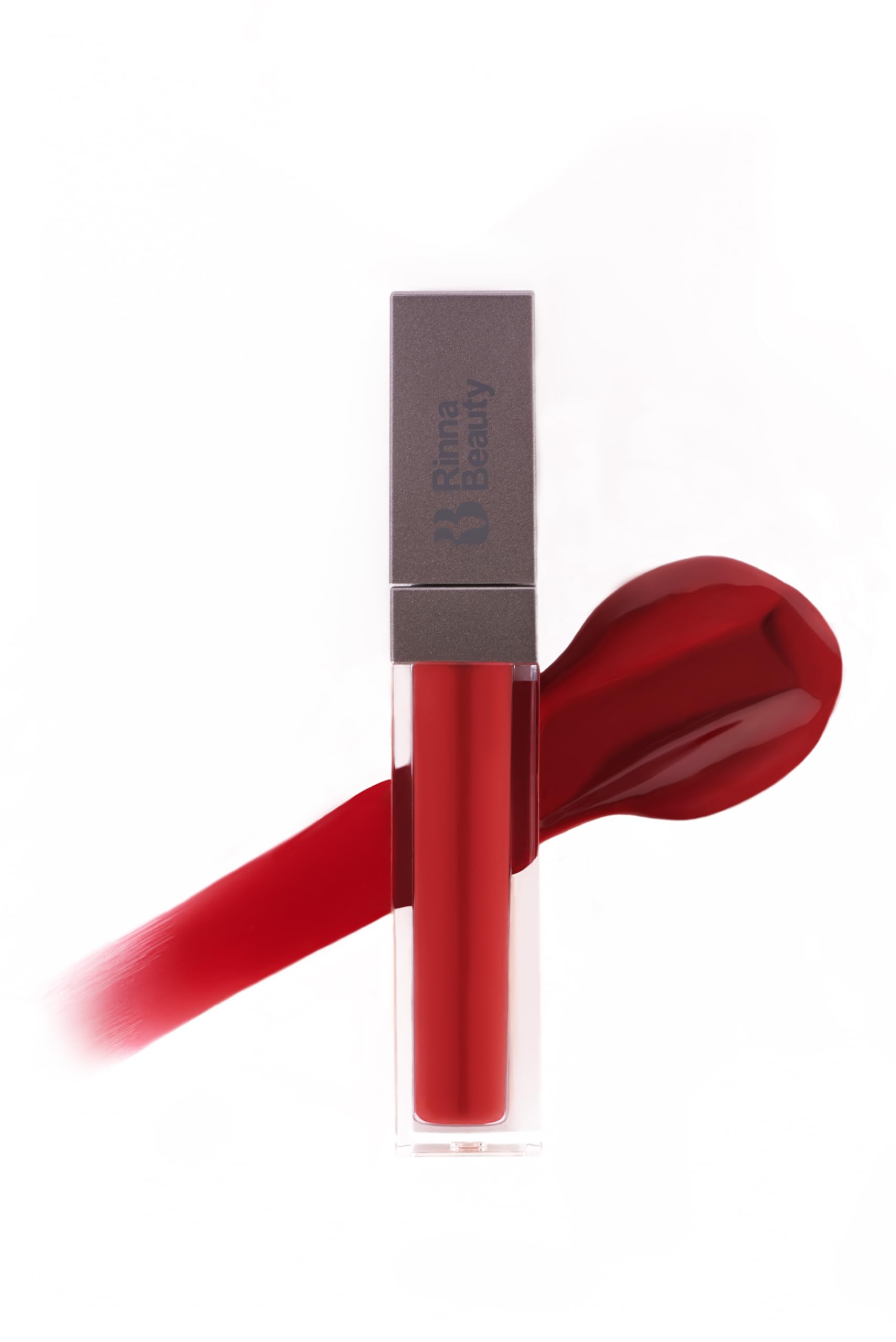 Rinna Beauty Hustle lip gloss outer packaging highlights premium branding and eco-conscious design.
