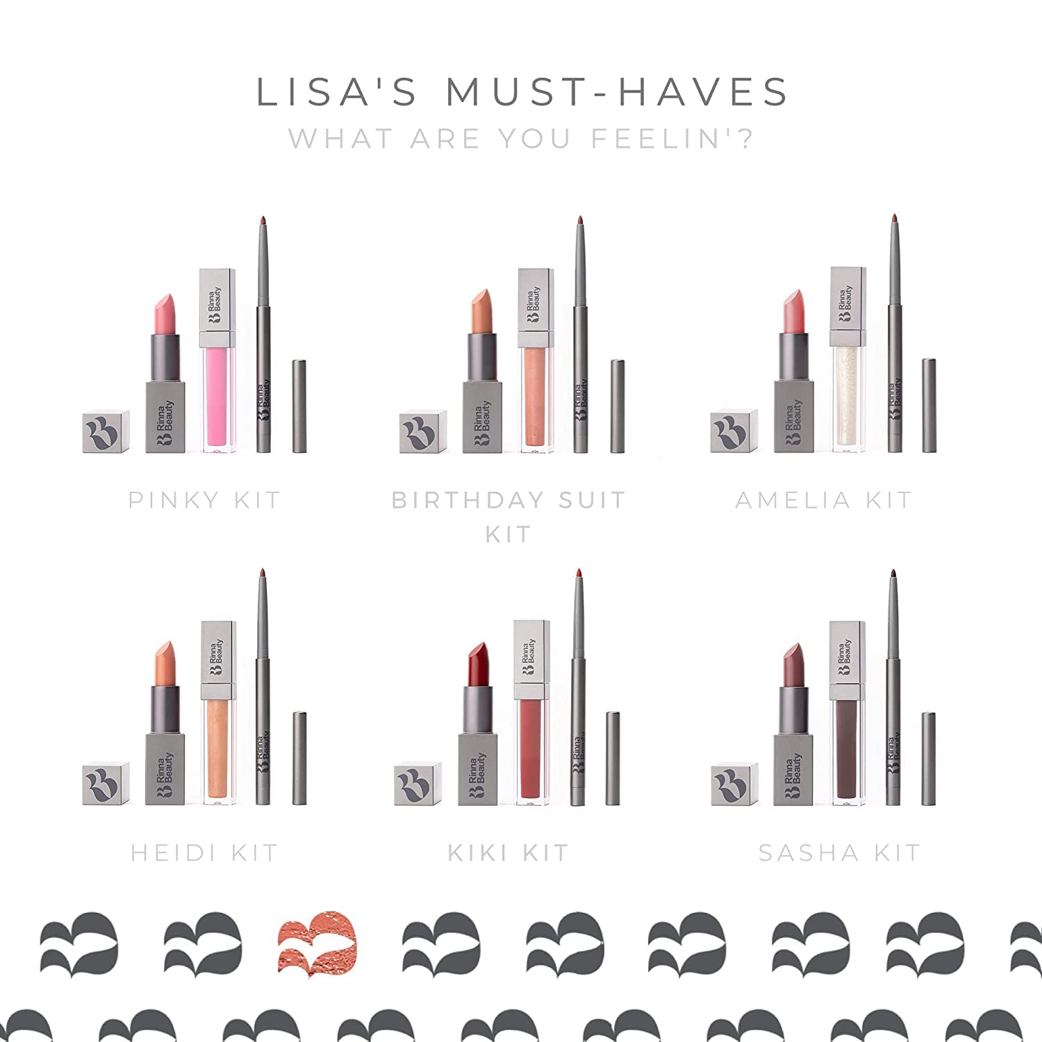 Rinna Beauty Nude Coral look on lips for everyday wear.