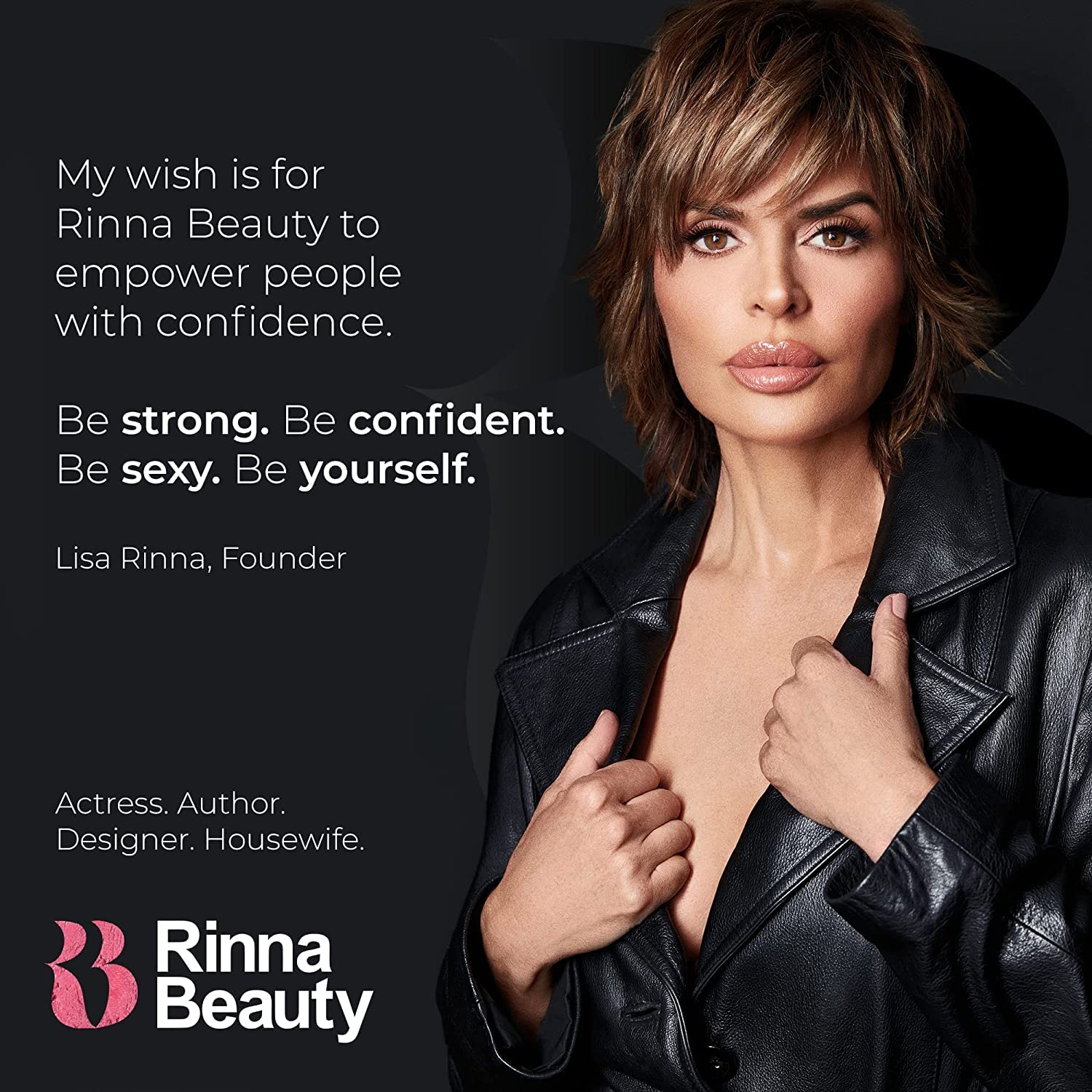 Rinna Beauty Icon Lip Kit close-up showing creamy, hydrating lipstick formula on lips.