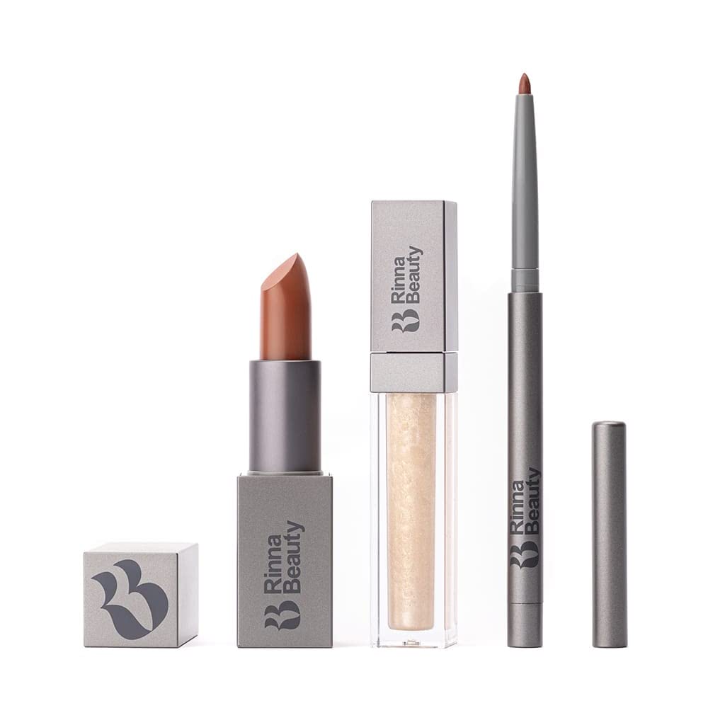 Rinna Beauty Icon Lip Kit front view packaging shows Showstopper set