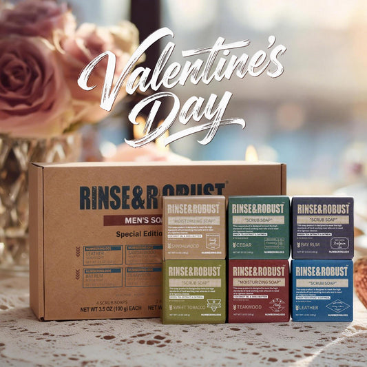 Rinse & Robust six-bar display for versatile grooming routines