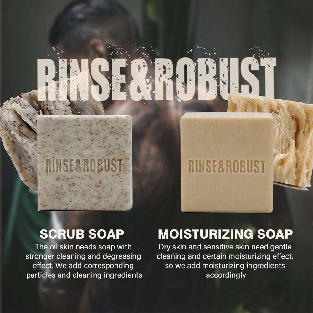 Rinse & Robust travel-friendly kraft box supports on-the-go cleansing