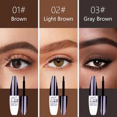 Rliolouo QICI eyebrow gel drying time visual highlights quick 20-minute set.