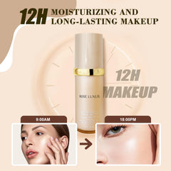 Rise Luxus Ultrablend waterproof finish resists sweat for all-day wear.