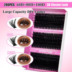 Ritalash lash tweezers for precise cluster placement