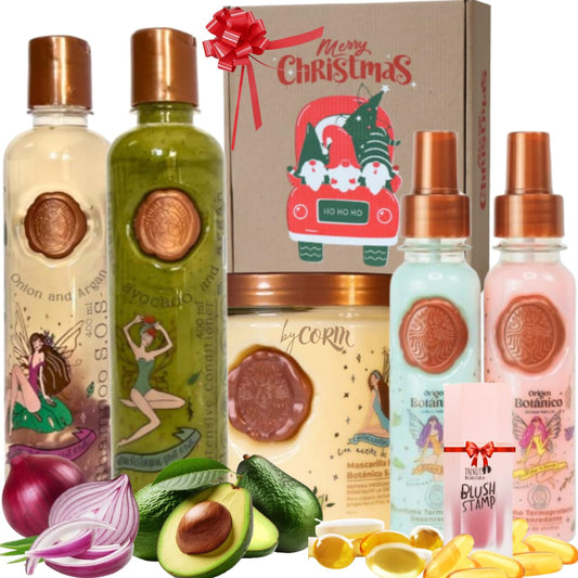 Ritual Botanico Onion Shampoo bottle showing nourishing argan oil for hair growth support
