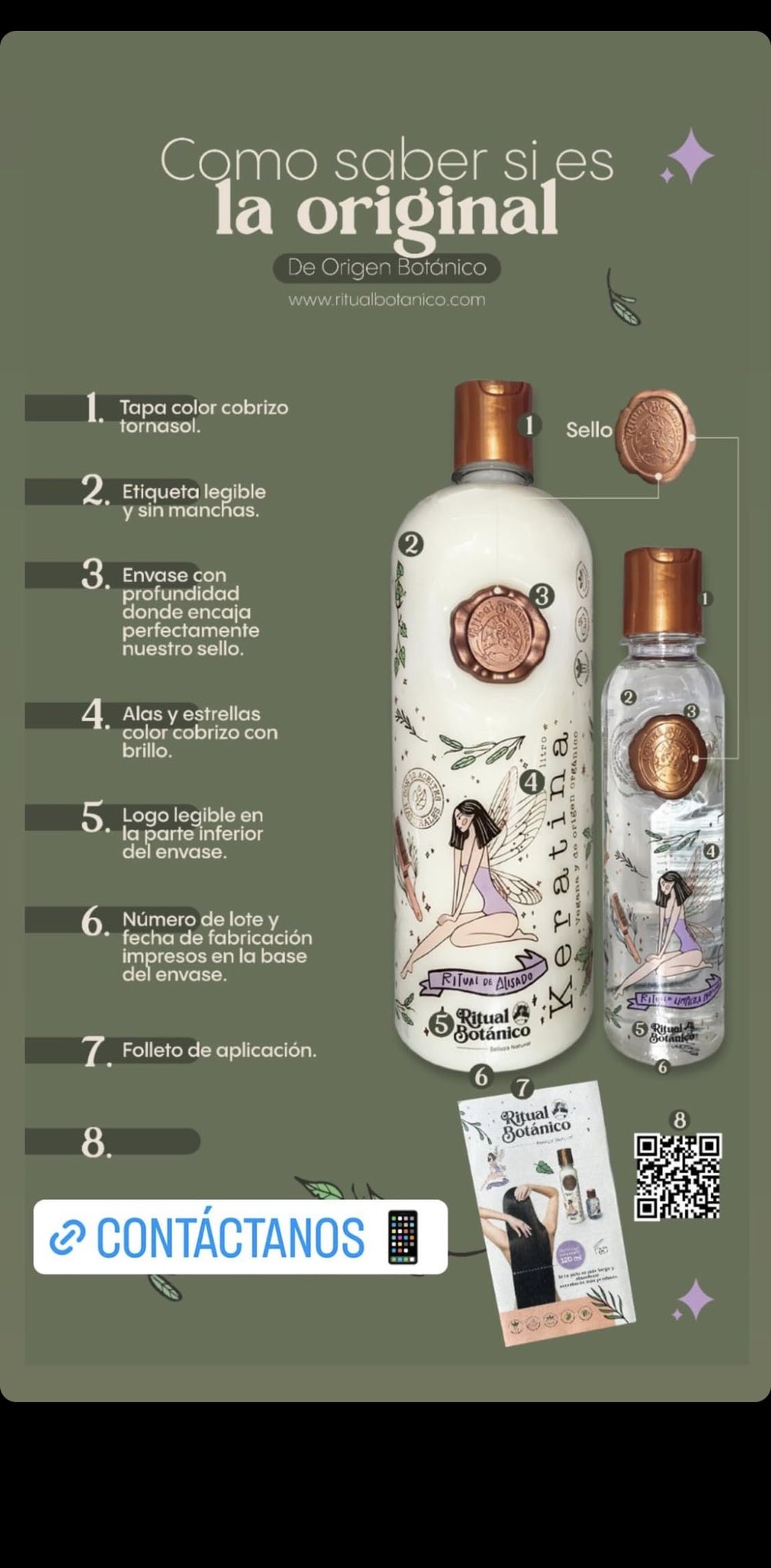 Ritual Botanico Organic Keratin packaging with vegan label and clean design.