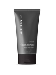 RITUALS Homme Charcoal Face Scrub packaging shown for daily cleansing and gentle exfoliation.