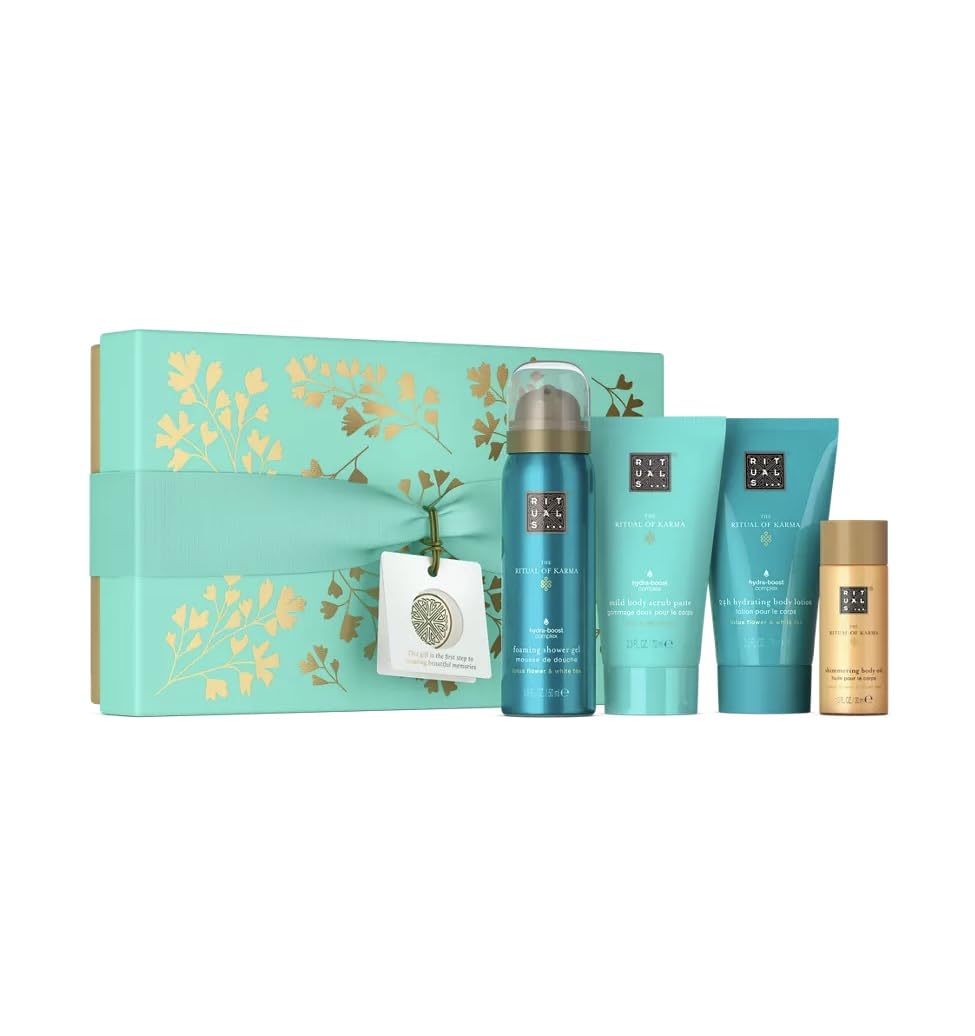 RITUALS Karma Body Cream bottle delivers deep hydration for soft skin.