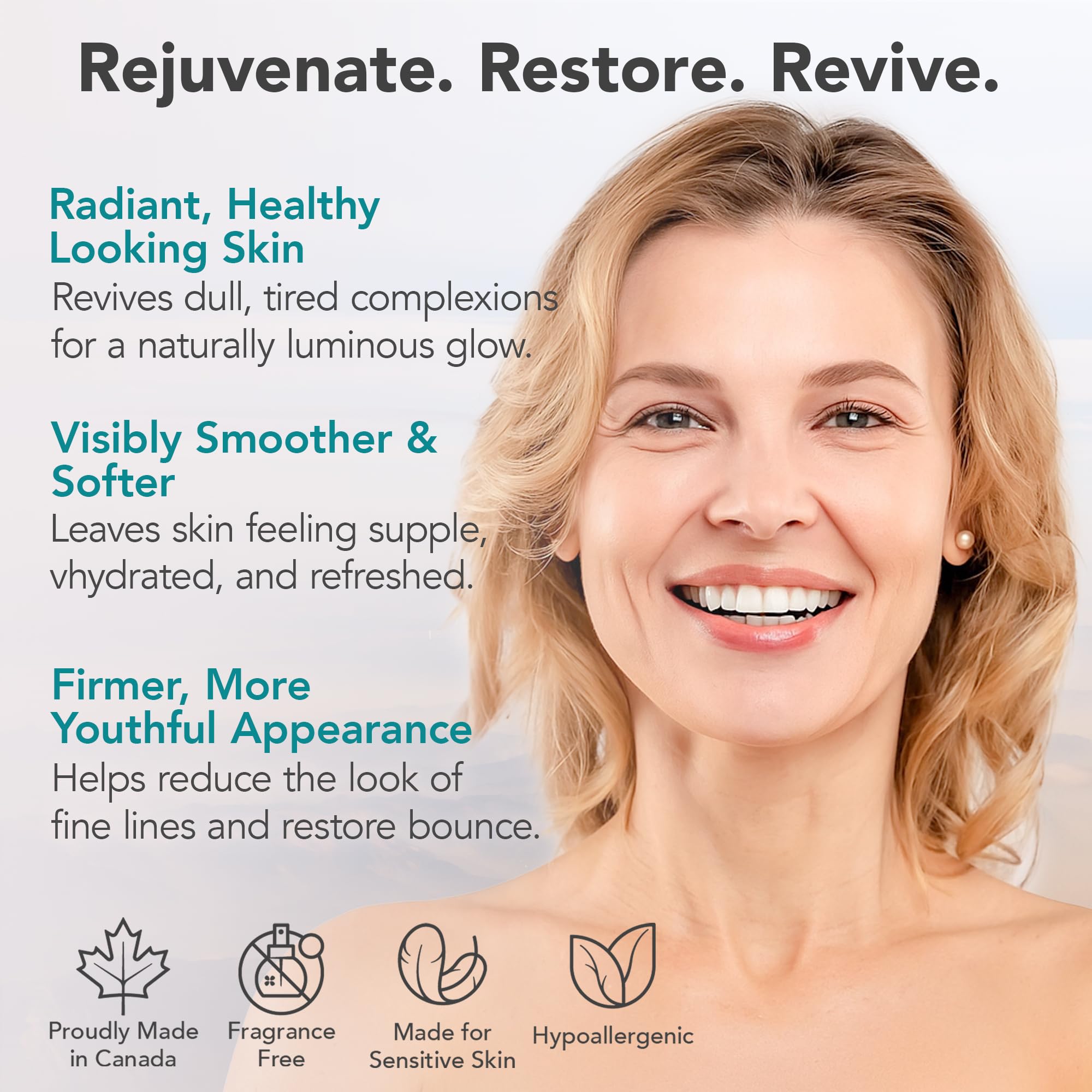 Riversol serum on backs of hands highlighting daily use