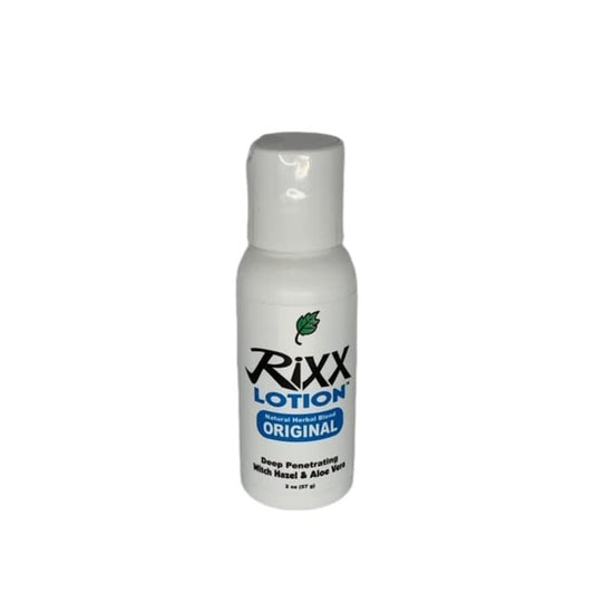Rixx Lotion Original travel-size bottle offering on-the-go moisture and toning.