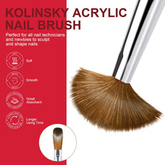 RIYUEXING oval crimped-pressed brush head for bold fills and precise lines.