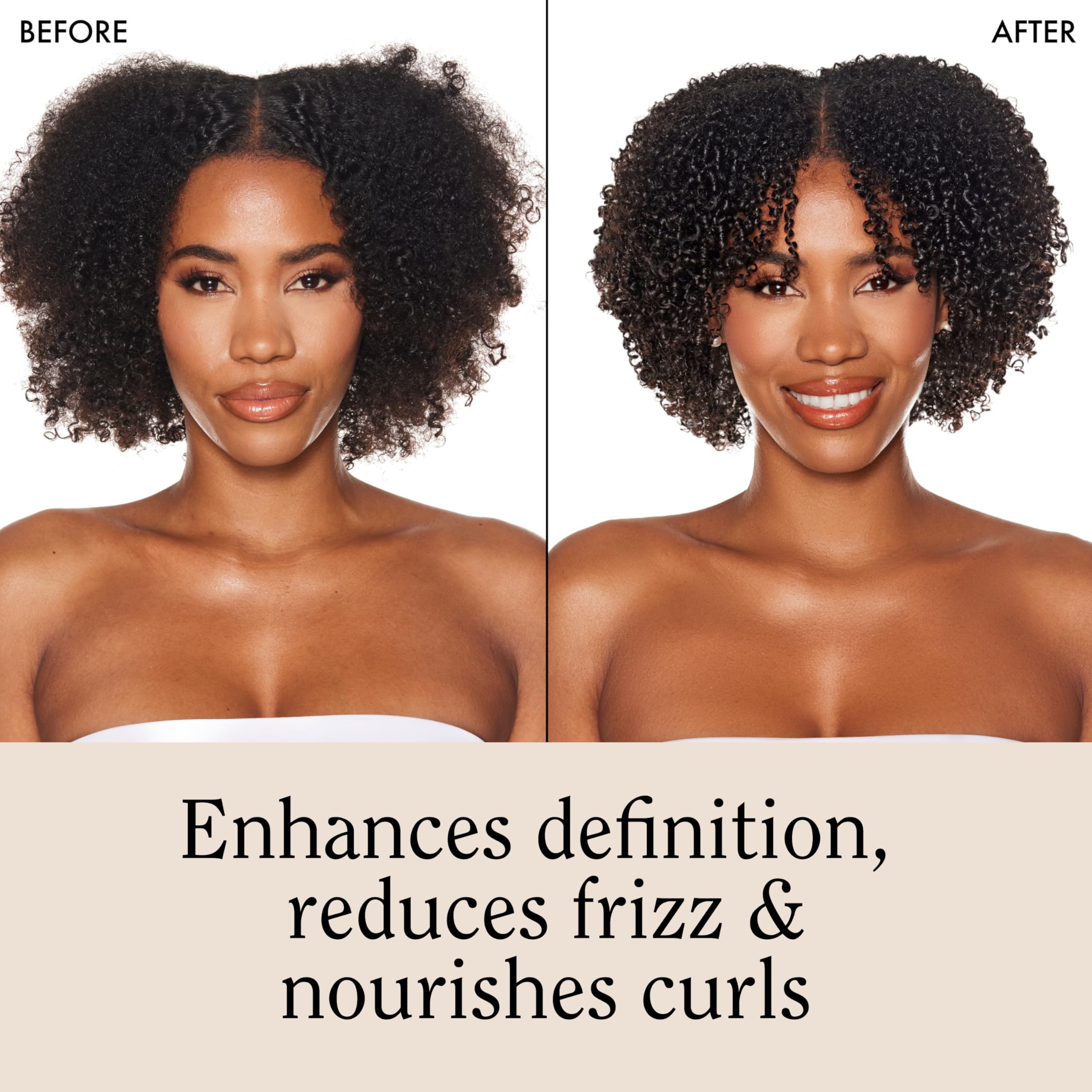 Rizos Curls Curl Defining Cream applied to wet hair for control.