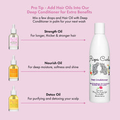 Rizos Curls Detox Oil lemon component emphasizes detox and residue removal.
