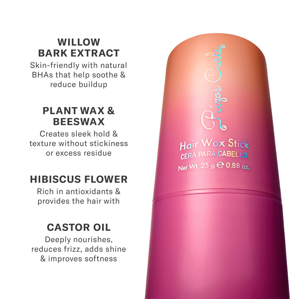 Rizos Curls Hair Wax Stick comes in a compact, travel-friendly size.