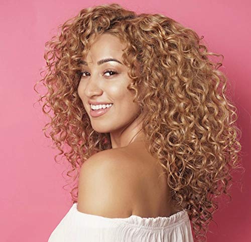 Rizos Curls Hydrating Shampoo packaging closeup featuring branding and moisture promise.