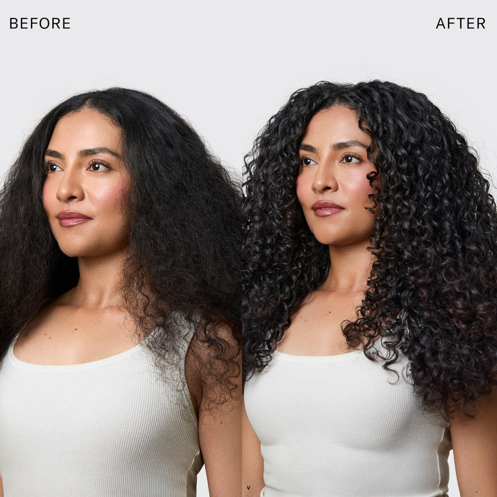 Rizos Curls gel ingredients highlight vegan collagen peptides and sugar cane extract.
