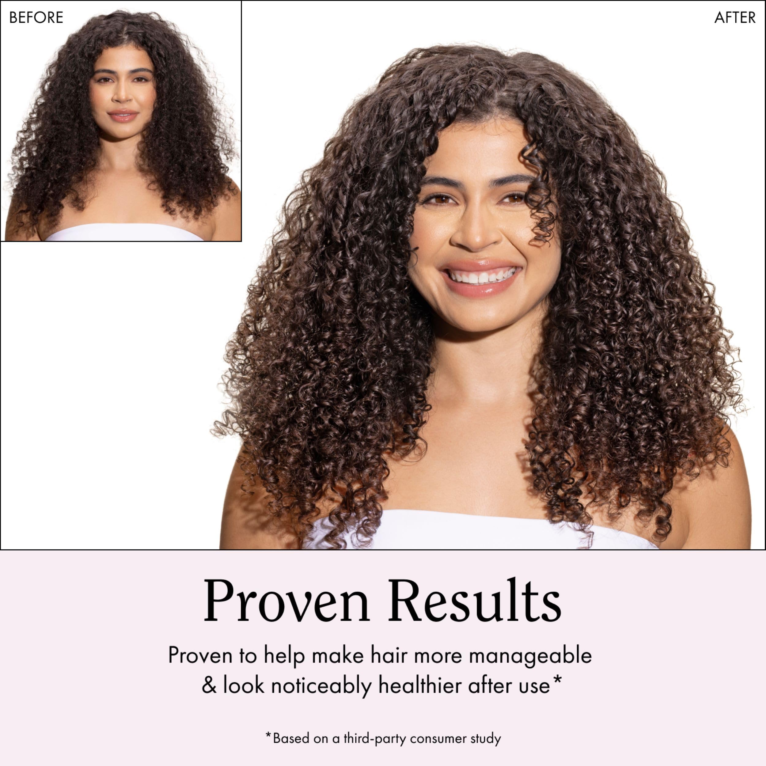 Rizos Curls Sulfate-free formula label on bottle