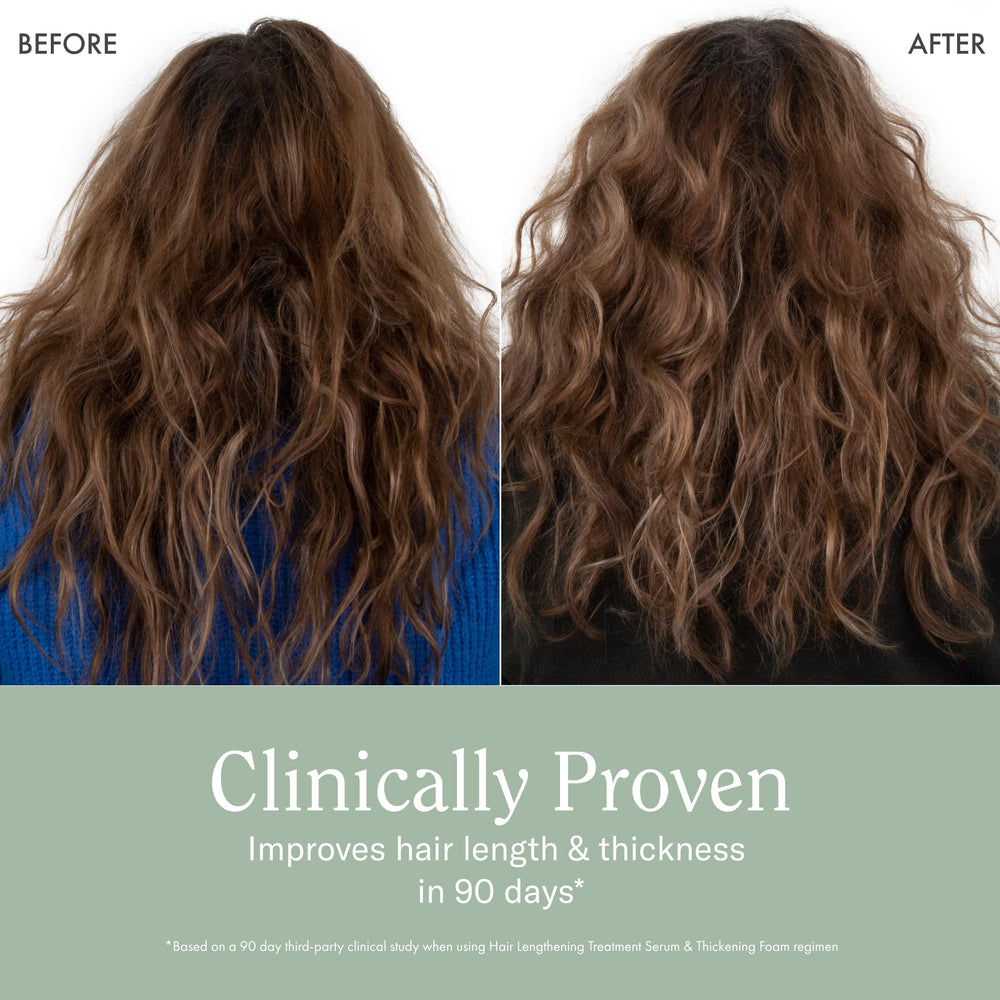 Rizos Curls Thickening Foam easy root application.