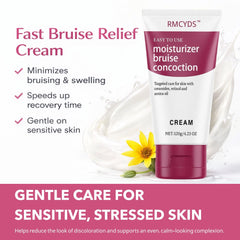 RMCYDS Bruise Cream packaging close-up shows non-greasy formula