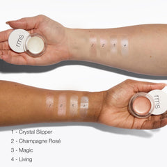 RMS Beauty Luminizer brow bone glow for subtle highlight