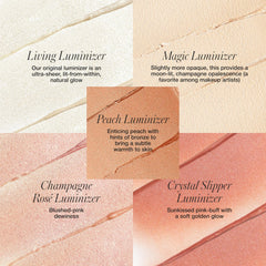 RMS Beauty Luminizer cheekbone swatch delivering buildable radiance