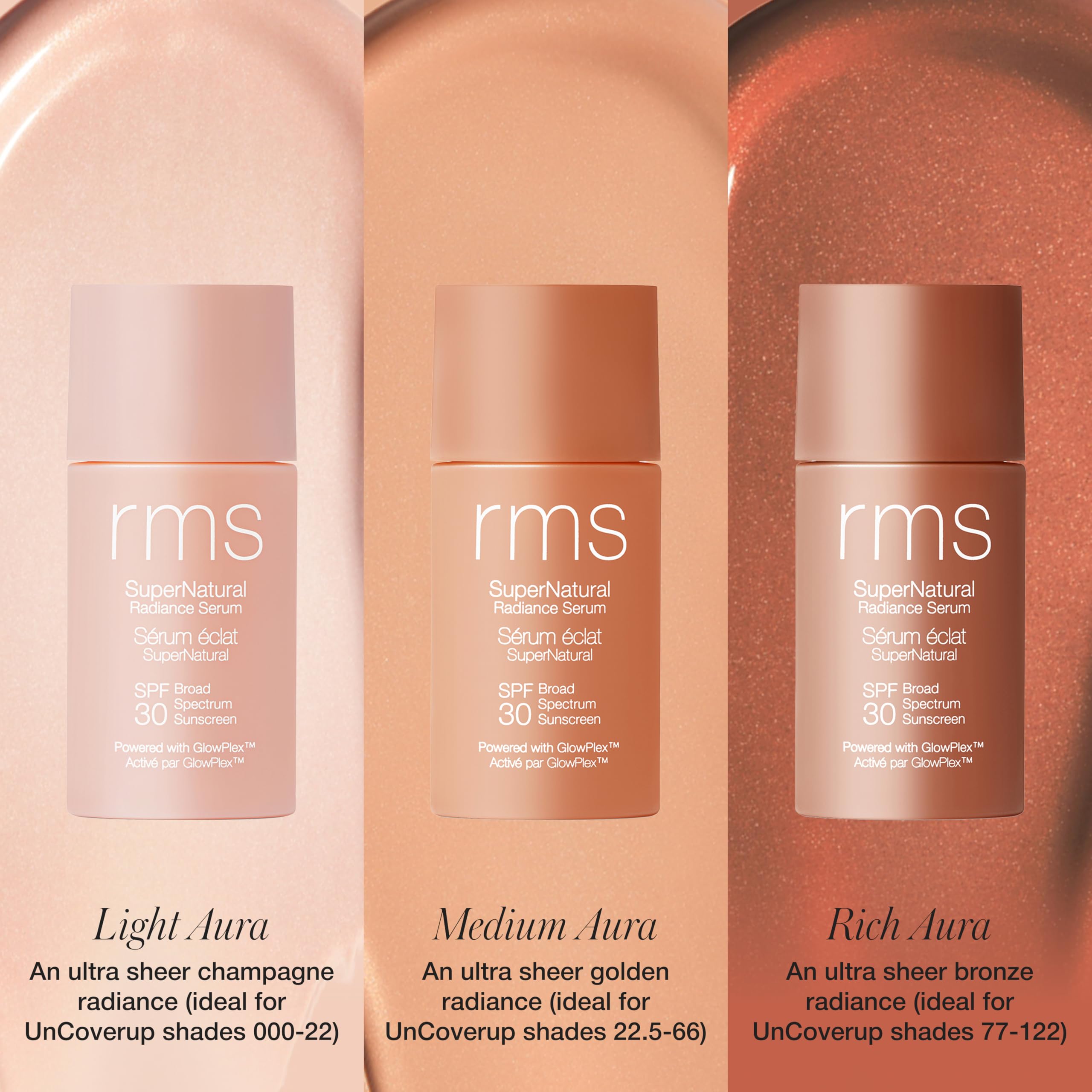 Daily-use RMS Beauty serum SPF 30 for even tone and radiant glow