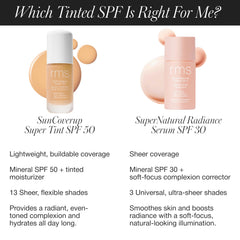 RMS SunCoverup bottle close-up emphasizes vegan, silicone-free base