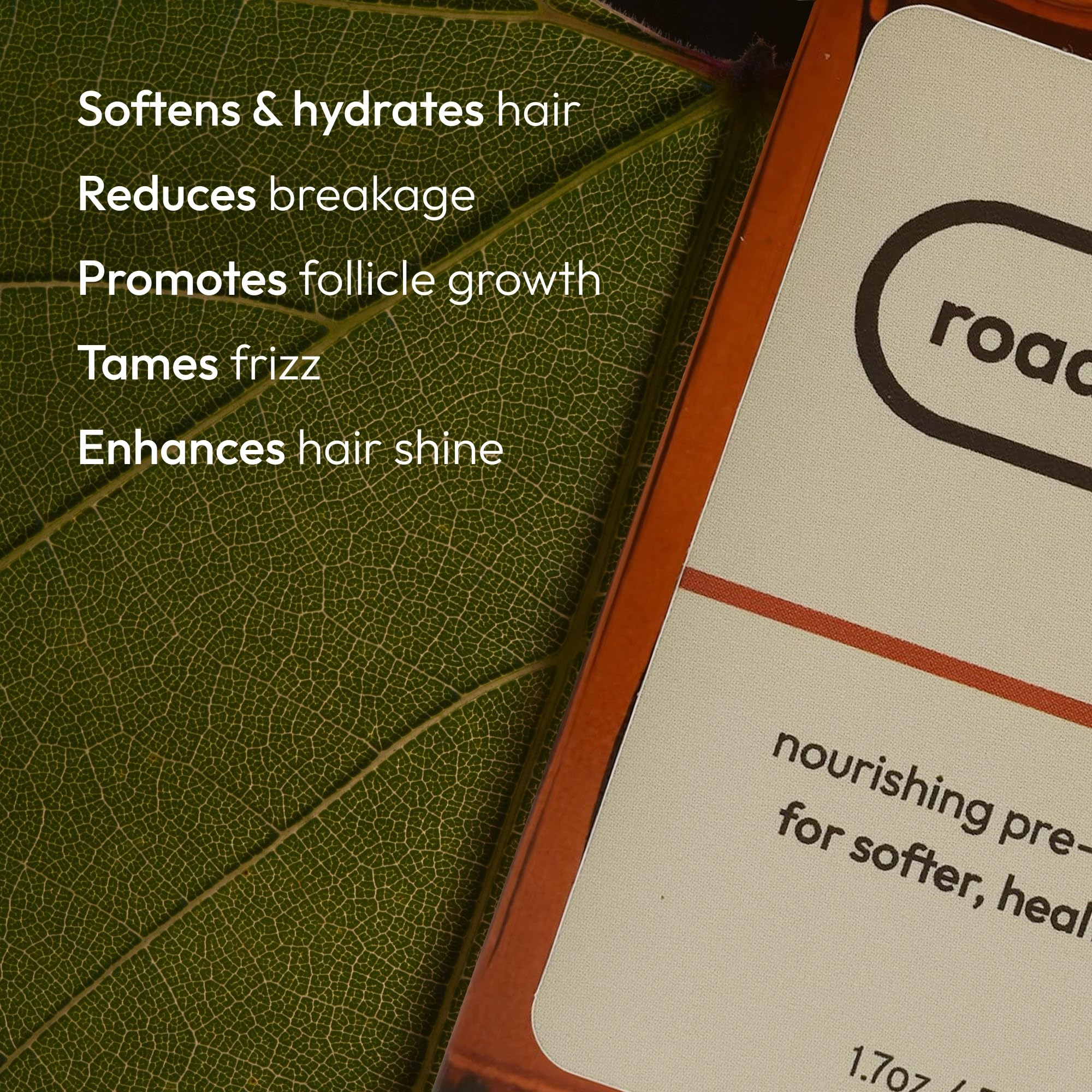 road45 Heritage Hair Oil shine closeup on glossy strands