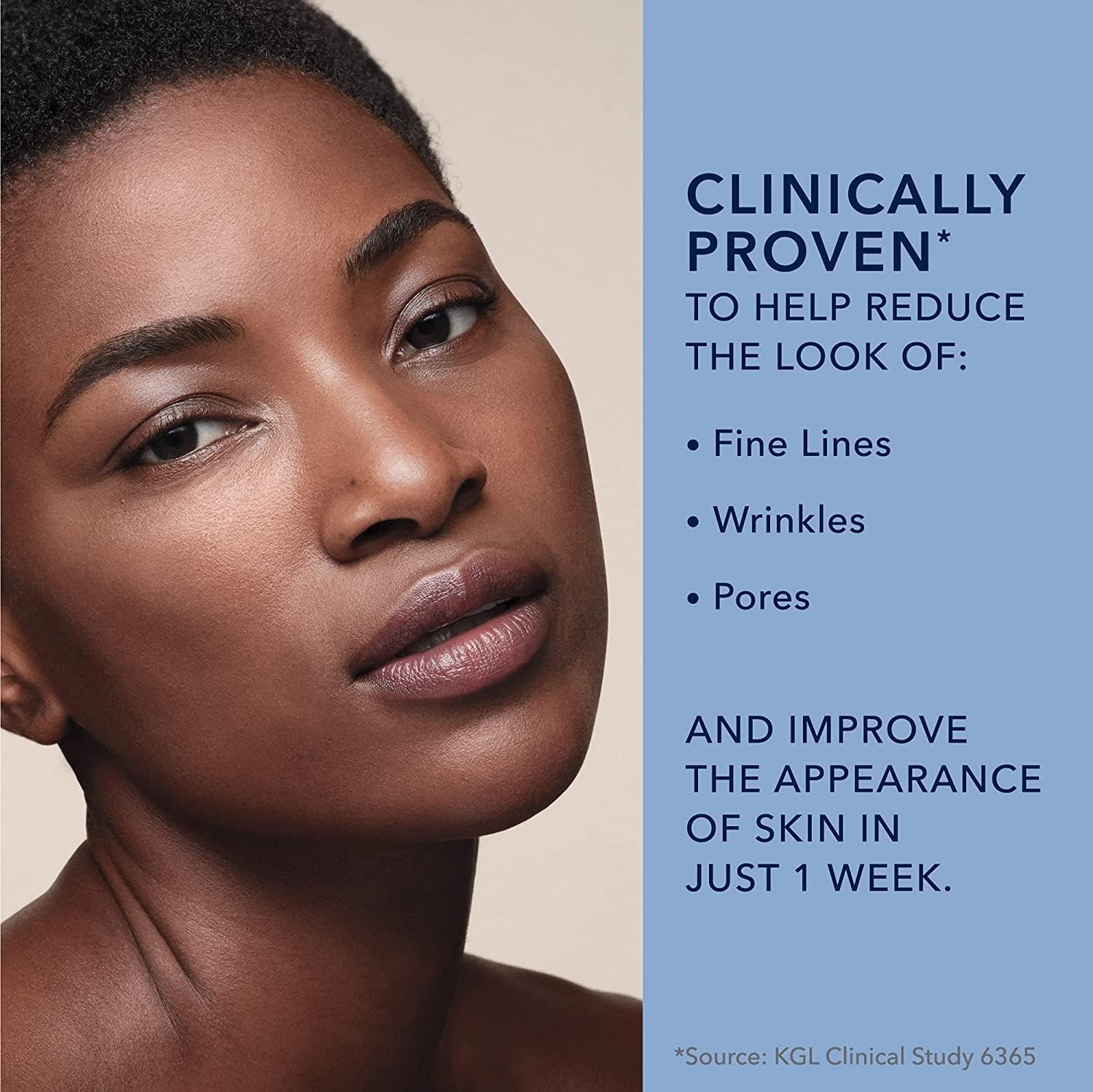RoC Daily Resurfacing Disks in-use on cheek demonstrating cleansing and exfoliation.