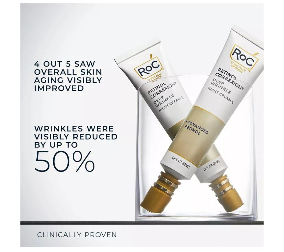 RoC Retinol Correxion mineral complex graphic illustrating added hydration