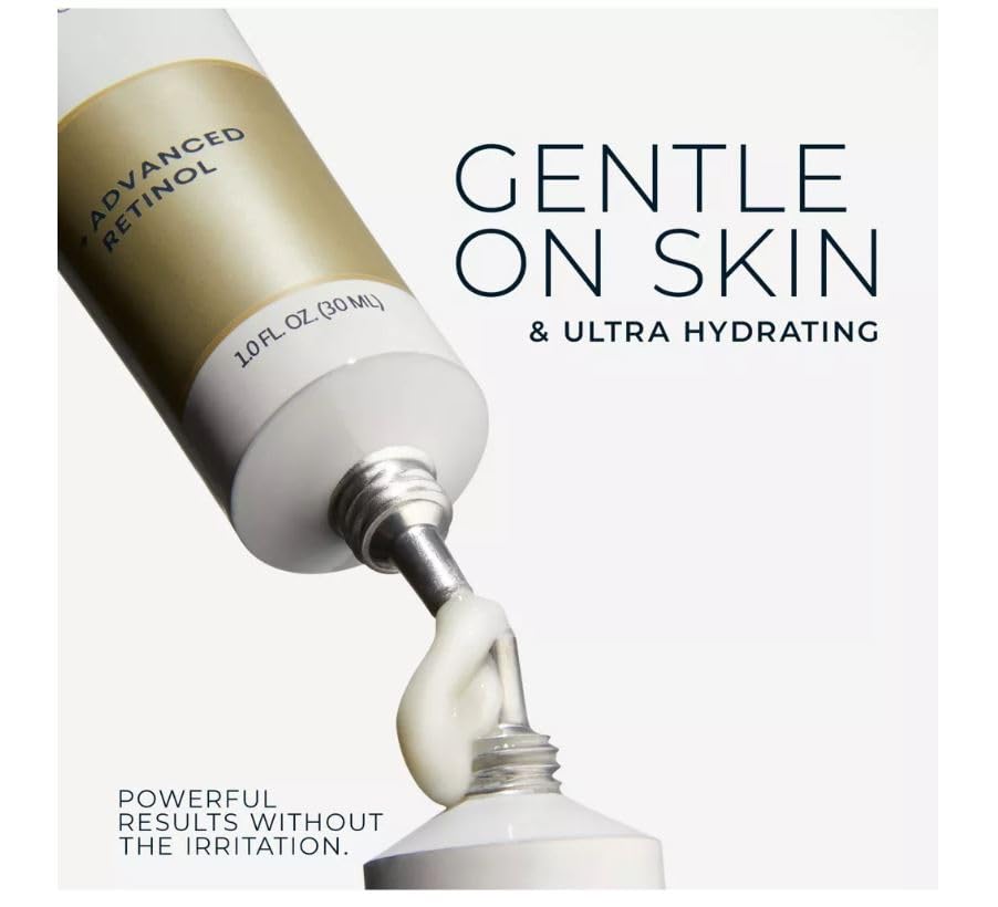 RoC Retinol Correxion close-up of skin texture looking smoother